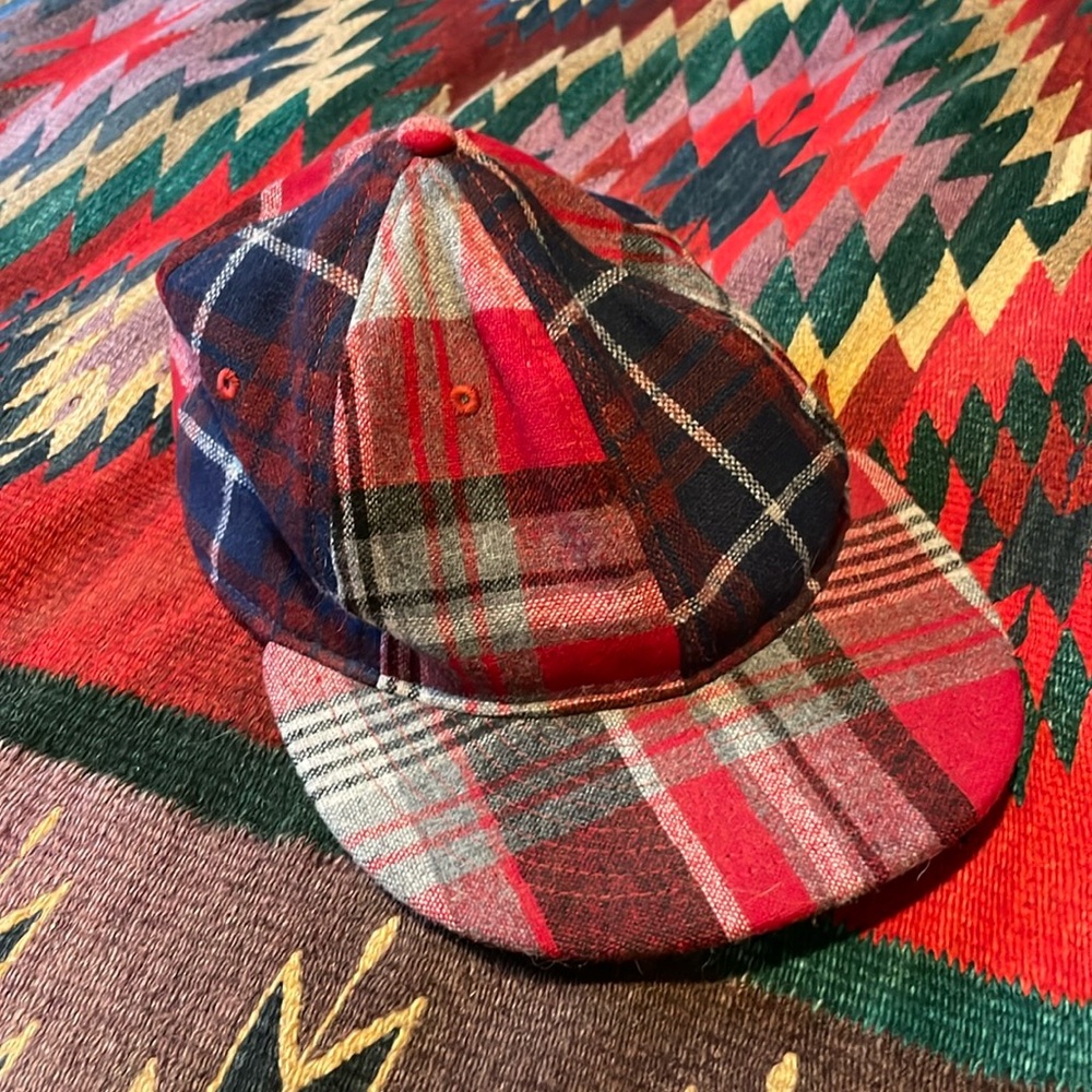 Plaid Sandlot ball cap